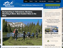 Tablet Screenshot of bigwildadventures.com